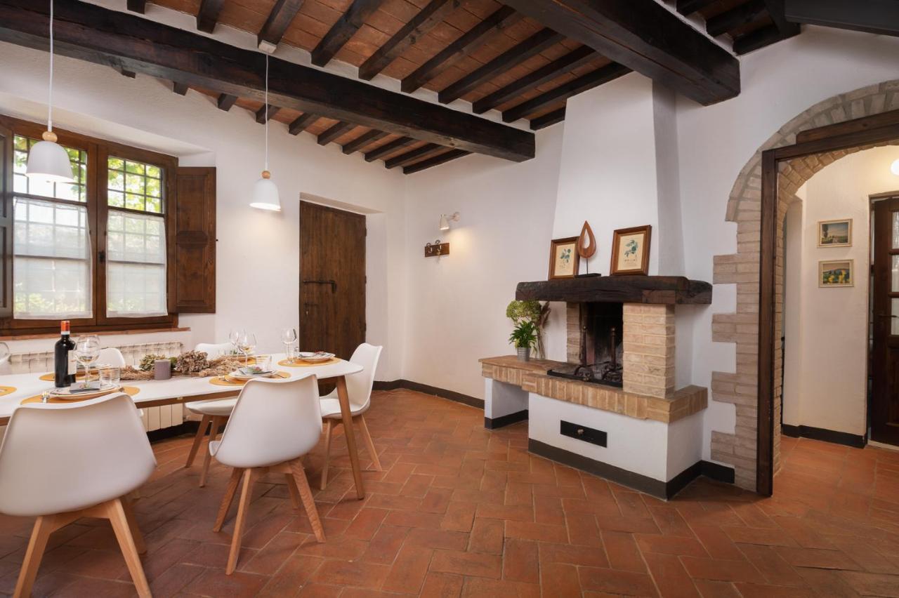 In Toscana Camere Monticchiello Bagian luar foto